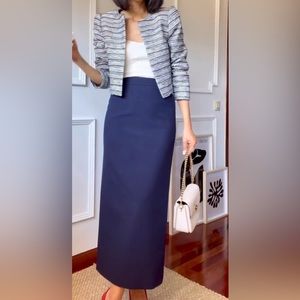 Zara Straight Slit Skirt NWT